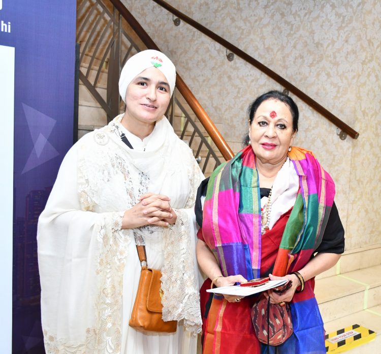 Aashmeen Munjaal with Sonal Mansingh