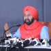 RS MP Vikramjit Sahney Addressing the Press Meet at Hotel Taj Chandigarh