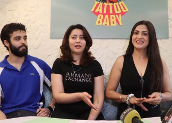 Bollywood Actress Jonita Doda Inagurated Tatto Baby Studio at Chandigarh