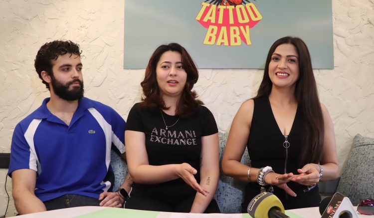 Bollywood Actress Jonita Doda Inagurated Tatto Baby Studio at Chandigarh