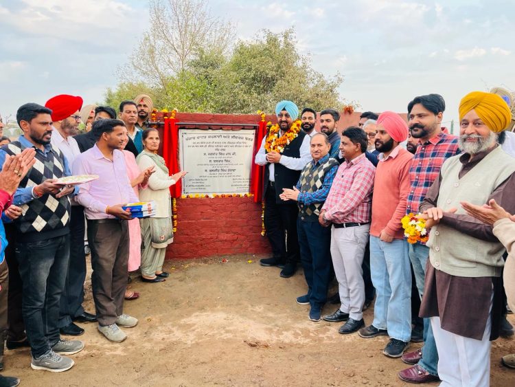 Vidhayak Kuljeet Singh Ranghawa inaugurated the 22.5 MLD sewage treatment plant in Sanoli.