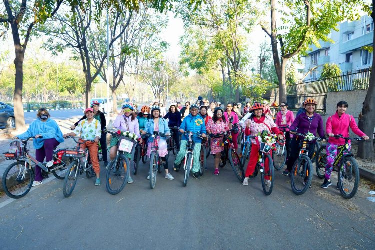 Celebrate Cycle Rally in Honour of Women's Day hosted by CP67 Mall and CycleGiri