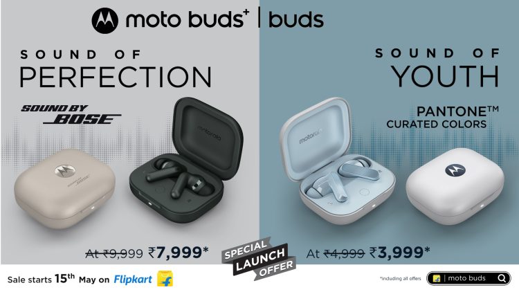 "Motorola Shakes Up Indian TWS Market with Budget-Friendly Moto Buds and Premium Moto Buds+ Starting at Rs. 3,999"