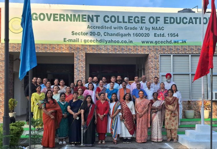 "NAAC Honors Government College of Education, Chandigarh with A+ Grade in Latest Accreditation Cycle"