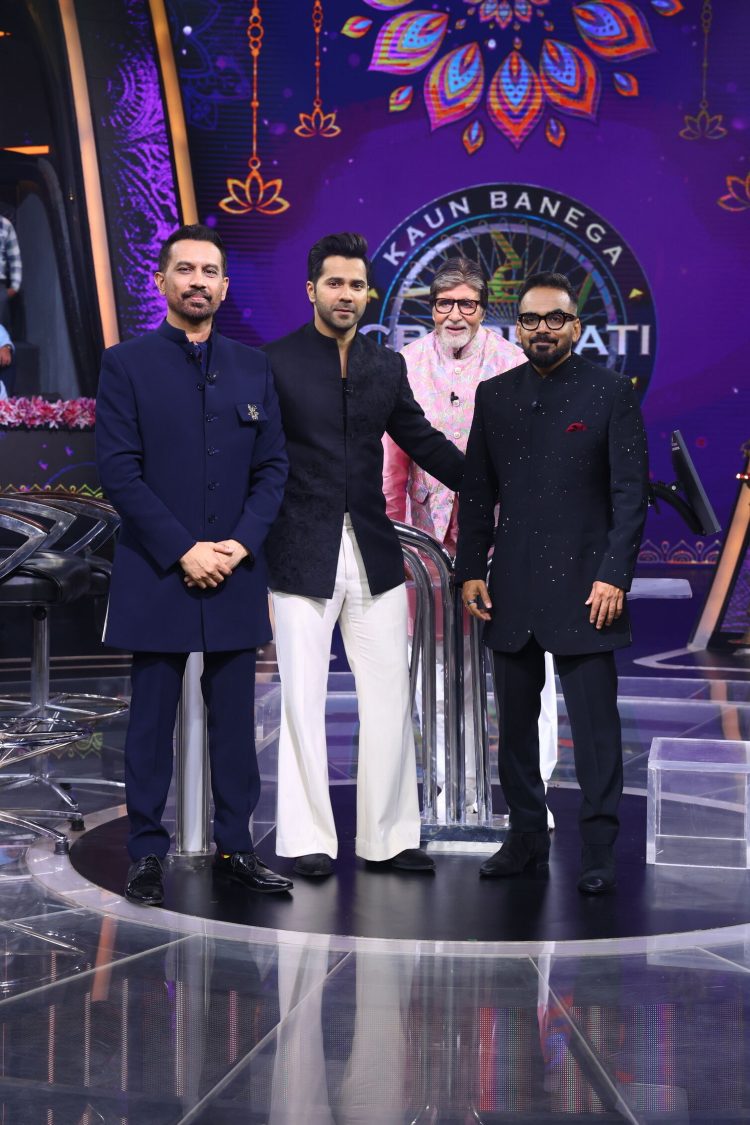 "Fatherhood Tips from Amitabh Bachchan and Varun Dhawan on KBC 16"