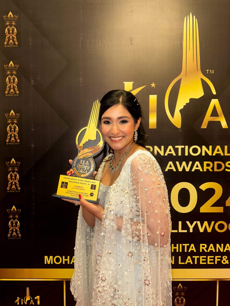 Chandigarh's beautiful girl Yasmin won the title of Most Favorite TV Actress