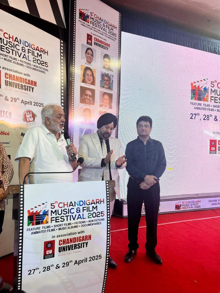 "Cinematic Excellence Meets Musical Brilliance: Day One at the 5th Chandigarh Music and Film Festival"