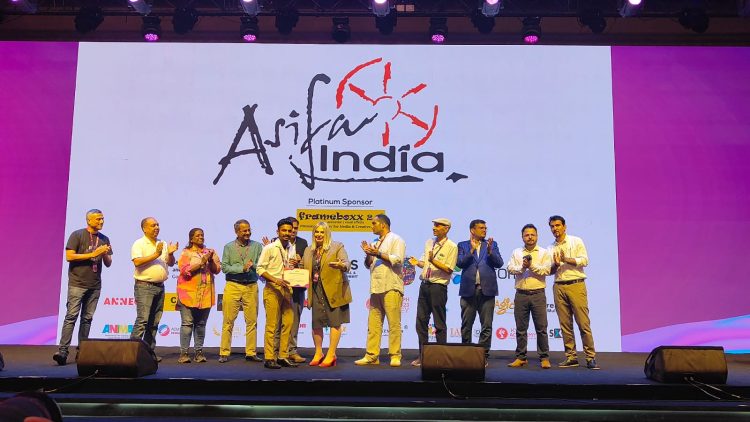 "WAVES 2025 Triumph: SXILL’s Arjun Kumar Crowned Best Animator"