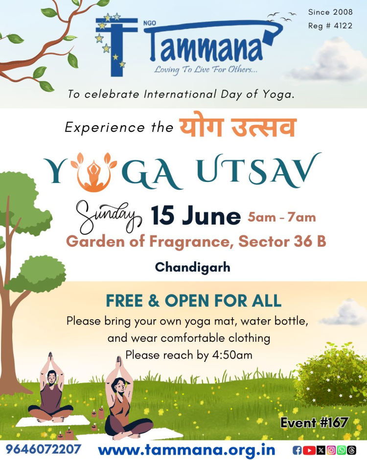 Tammana Leads the Way with 'योग उत्सव' on International Yoga Day