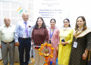 Over 130 ENT experts from Punjab and tricity attended a CME by Max Hospital Mohali and AIMS on redefining hearing with cochlear implants. Experts stressed early intervention for congenital deafness to ensure near-normal speech and hearing outcomes.