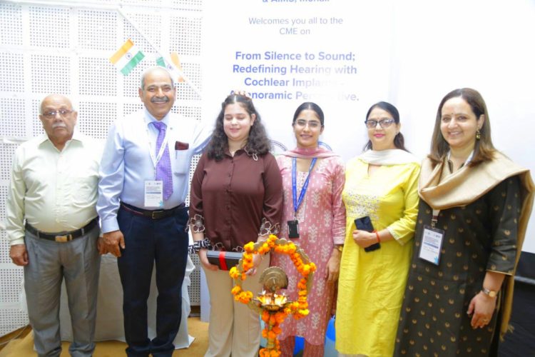 Over 130 ENT experts from Punjab and tricity attended a CME by Max Hospital Mohali and AIMS on redefining hearing with cochlear implants. Experts stressed early intervention for congenital deafness to ensure near-normal speech and hearing outcomes.