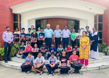 Don Bosco Navjeevan Society, distributed stationery kits to 30 underprivileged children 