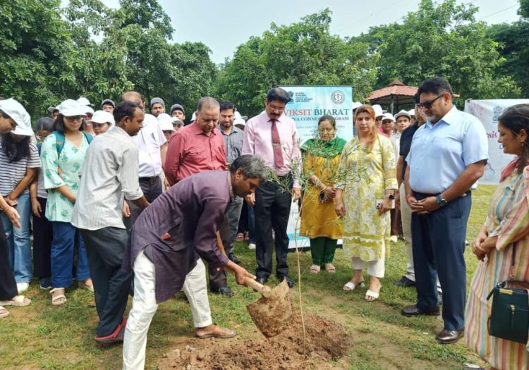 Youth For A Greener Tomorrow-Tree Plantation Initiative under Viksit Bharat- Yuva Connect Program