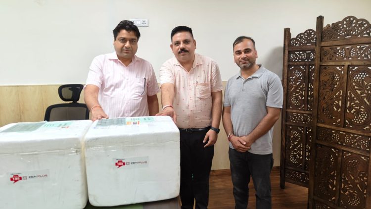 Vital Flood-Relief Supplies Donated by 108 Ambulance to PHSC
