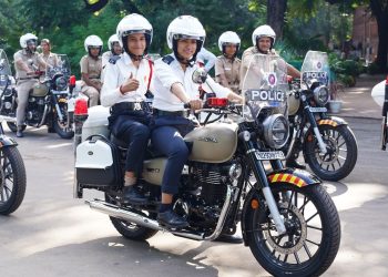 Honda India Foundation Empowers Chandigarh Police with 50 Specially Designed CB350 Quick Response Team Vehicles