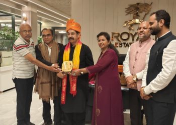 "Mohali's famous astrologer Navdeep Madan honored in the astrology conference"