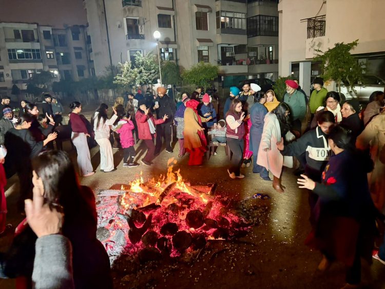 A Warm Lohri Night at Sector 68, Pancham Society Mohali