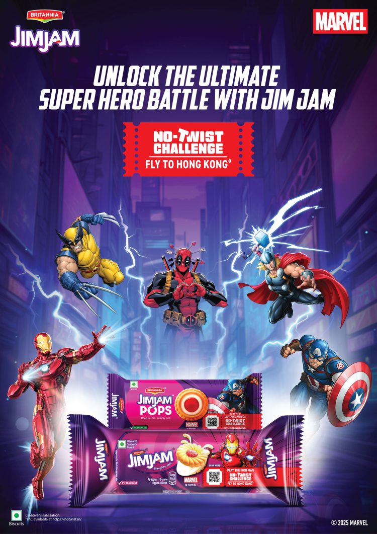 Britannia Jim Jam Unveils Limited Edition Marvel Pack with Deadpool, Wolverine & Super Heroes