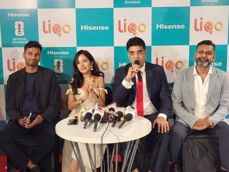 Sara Gurpal Showcases Hisense India’s 116-inch Mini RGB TV